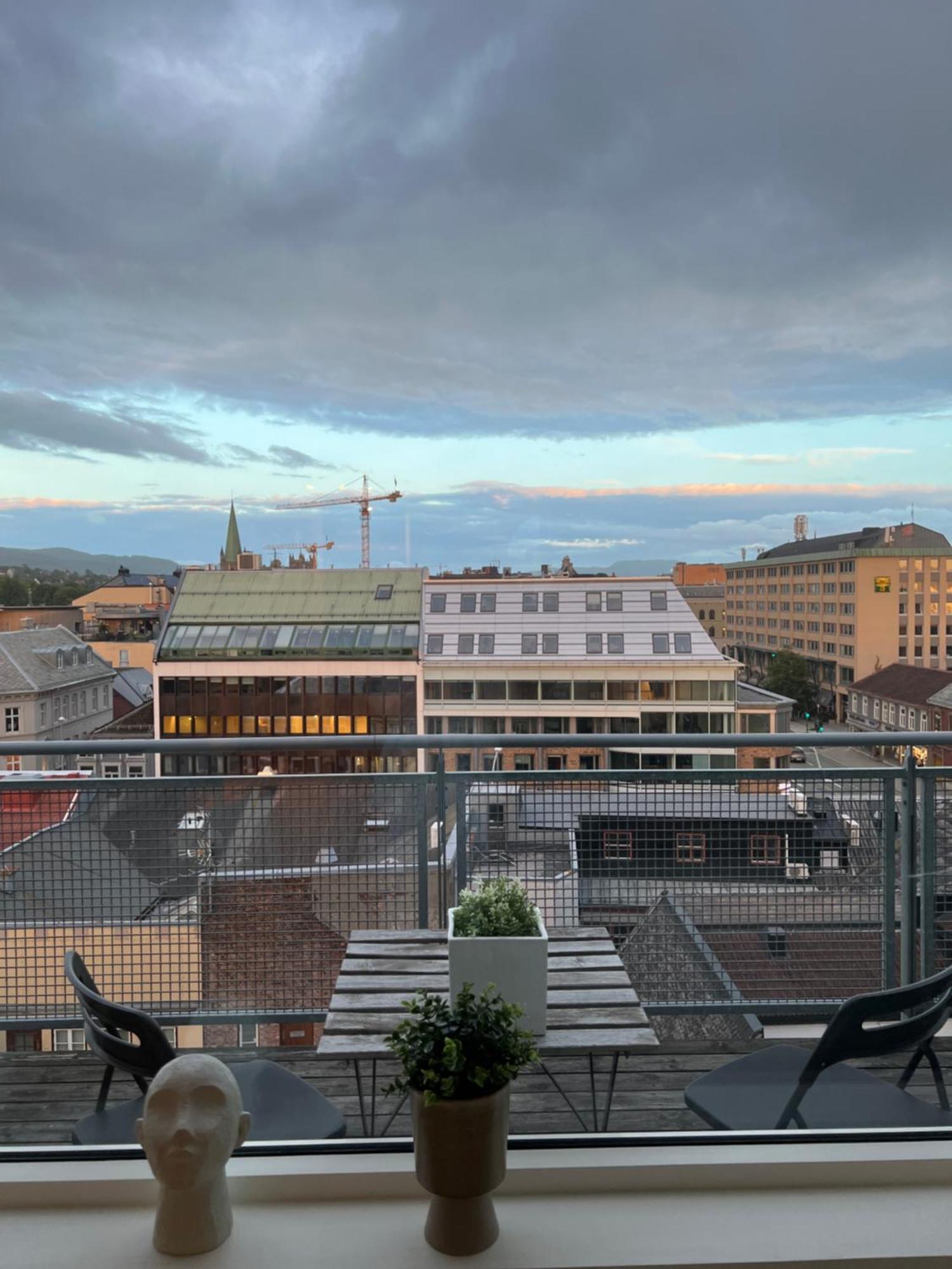 Apartamento Penthouse In Trondheim City Centre Exterior foto